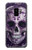 S3582 紫の頭蓋骨 Purple Sugar Skull Samsung Galaxy S9 バックケース、フリップケース・カバー