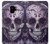 S3582 紫の頭蓋骨 Purple Sugar Skull Samsung Galaxy S9 バックケース、フリップケース・カバー