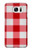 S3535 レッドギンガム Red Gingham Samsung Galaxy S7 バックケース、フリップケース・カバー