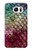 S3539 人魚の鱗 Mermaid Fish Scale Samsung Galaxy S7 バックケース、フリップケース・カバー