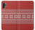 S3384 冬のシームレスな編み物パターン Winter Seamless Knitting Pattern Samsung Galaxy Note 10 Plus バックケース、フリップケース・カバー