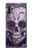 S3582 紫の頭蓋骨 Purple Sugar Skull Samsung Galaxy Note 10 Plus バックケース、フリップケース・カバー