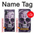 S3582 紫の頭蓋骨 Purple Sugar Skull Samsung Galaxy Note 10 Plus バックケース、フリップケース・カバー