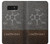 S3475 カフェイン分子 Caffeine Molecular Note 8 Samsung Galaxy Note8 バックケース、フリップケース・カバー