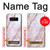 S3482 ピンクの大理石のグラフィックプリント Soft Pink Marble Graphic Print Note 8 Samsung Galaxy Note8 バックケース、フリップケース・カバー