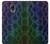 S3366 虹パイソンの皮膚 グラフィックプリント Rainbow Python Skin Graphic Print Samsung Galaxy Note 4 バックケース、フリップケース・カバー