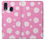 S3500 ピンクの花柄 Pink Floral Pattern Samsung Galaxy A40 バックケース、フリップケース・カバー