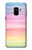 S3507 カラフルな虹 パステル Colorful Rainbow Pastel Samsung Galaxy A8 (2018) バックケース、フリップケース・カバー