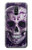 S3582 紫の頭蓋骨 Purple Sugar Skull Samsung Galaxy A6+ (2018), J8 Plus 2018, A6 Plus 2018  バックケース、フリップケース・カバー