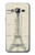 S3474 エッフェル建築図面 Eiffel Architectural Drawing Samsung Galaxy J3 (2016) バックケース、フリップケース・カバー