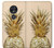 S3490 ゴールドパイナップル Gold Pineapple Motorola Moto G7 Play バックケース、フリップケース・カバー