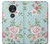 S3494 ヴィンテージローズポルカドット Vintage Rose Polka Dot Motorola Moto G7 Play バックケース、フリップケース・カバー