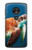 S3497 ウミガメ Green Sea Turtle Motorola Moto G7 Play バックケース、フリップケース・カバー