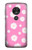 S3500 ピンクの花柄 Pink Floral Pattern Motorola Moto G7 Play バックケース、フリップケース・カバー