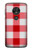 S3535 レッドギンガム Red Gingham Motorola Moto G7 Play バックケース、フリップケース・カバー