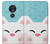 S3542 かわいい猫漫画 Cute Cat Cartoon Motorola Moto G7 Play バックケース、フリップケース・カバー