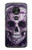 S3582 紫の頭蓋骨 Purple Sugar Skull Motorola Moto G7 Play バックケース、フリップケース・カバー