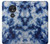 S3439 インディゴタイダイ Fabric Indigo Tie Dye Motorola Moto G7 Power バックケース、フリップケース・カバー