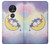 S3485 かわいい眠りユニコーン Cute Unicorn Sleep Motorola Moto G7 Power バックケース、フリップケース・カバー