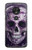 S3582 紫の頭蓋骨 Purple Sugar Skull Motorola Moto G7 Power バックケース、フリップケース・カバー