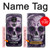 S3582 紫の頭蓋骨 Purple Sugar Skull Motorola Moto G7 Power バックケース、フリップケース・カバー