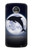 S3510 ドルフィン Dolphin Moon Night Motorola Moto Z2 Play, Z2 Force バックケース、フリップケース・カバー