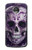 S3582 紫の頭蓋骨 Purple Sugar Skull Motorola Moto Z2 Play, Z2 Force バックケース、フリップケース・カバー