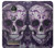 S3582 紫の頭蓋骨 Purple Sugar Skull Motorola Moto Z2 Play, Z2 Force バックケース、フリップケース・カバー