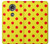 S3526 赤い水玉 Red Spot Polka Dot Motorola Moto E5 Plus バックケース、フリップケース・カバー