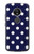 S3533 ブルーの水玉 Blue Polka Dot Motorola Moto E5 Plus バックケース、フリップケース・カバー