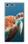 S3497 ウミガメ Green Sea Turtle Sony Xperia XZ Premium バックケース、フリップケース・カバー