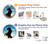 S0934 黒野生馬 Wild Black Horse iPhone 11 バックケース、フリップケース・カバー