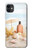 S1425 浜ときれいな貝殻 Seashells on The Beach iPhone 11 バックケース、フリップケース・カバー