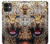 S1932 ブルーアイヒョウ Blue Eyed Leopard iPhone 11 バックケース、フリップケース・カバー
