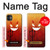 S2454 可愛い赤い小悪魔漫画 Red Cute Little Devil Cartoon iPhone 11 バックケース、フリップケース・カバー