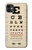 S2502 目の検査図ポスター Eye Exam Chart Decorative Decoupage Poster iPhone 11 バックケース、フリップケース・カバー