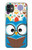 S2521 可愛いオタクフクロウ漫画 Cute Nerd Owl Cartoon iPhone 11 バックケース、フリップケース・カバー
