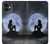 S2668 マーメイドシルエット月の夜 Mermaid Silhouette Moon Night iPhone 11 バックケース、フリップケース・カバー