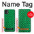 S2704 グリーンフィッシュスケールパターングラフィック Green Fish Scale Pattern Graphic iPhone 11 バックケース、フリップケース・カバー