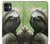 S2708 笑顔のナマケ Smiling Sloth iPhone 11 バックケース、フリップケース・カバー