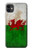 S2976 ウェールズサッカー Wales Football Soccer Red Dragon Flag iPhone 11 バックケース、フリップケース・カバー