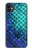 S3047 緑人魚のスケール Green Mermaid Fish Scale iPhone 11 バックケース、フリップケース・カバー