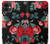 S3112 黒バラ パターン Rose Floral Pattern Black iPhone 11 バックケース、フリップケース・カバー