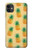 S3258 パイナップル柄 Pineapple Pattern iPhone 11 バックケース、フリップケース・カバー