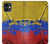 S3306 コロンビアの旗ビンテージフットボールのグラフィック Colombia Flag Vintage Football Graphic iPhone 11 バックケース、フリップケース・カバー