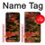 S3393 カモフラージュ 血液 Camouflage Blood Splatter iPhone 11 バックケース、フリップケース・カバー
