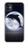 S3510 ドルフィン Dolphin Moon Night iPhone 11 バックケース、フリップケース・カバー