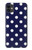 S3533 ブルーの水玉 Blue Polka Dot iPhone 11 バックケース、フリップケース・カバー