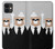 S3557 黒いスーツのクマ Bear in Black Suit iPhone 11 バックケース、フリップケース・カバー