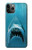 S0830 白いサメ White Shark iPhone 11 Pro バックケース、フリップケース・カバー